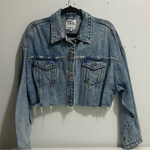 Cropped Denim Jacket